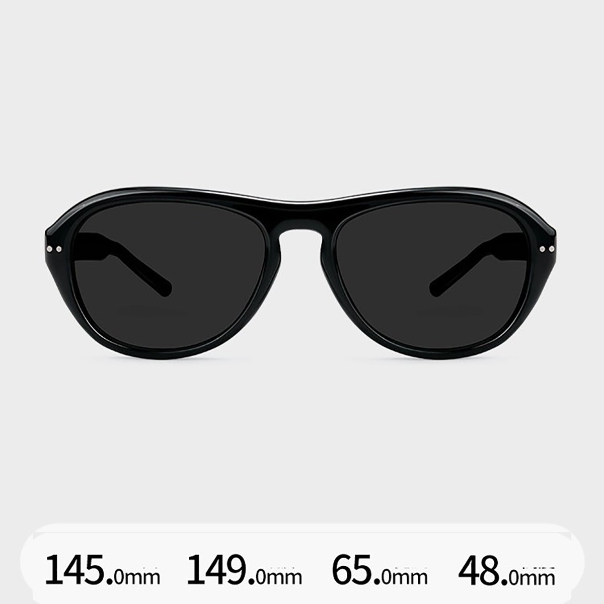 Unisex 65mm Sunglasses