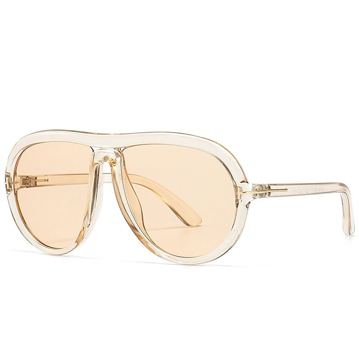 Unisex Oversized 58mm Sunglasses Aviator