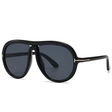 Unisex Oversized 58mm Sunglasses Aviator