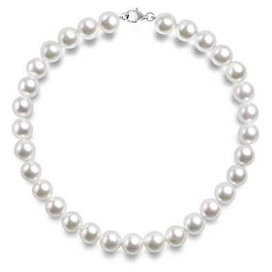 Vintage Pearl Chain Necklace (6mm / 8mm  / 10mm / 12mm)