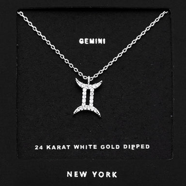 GEMINI CZ Star Necklace