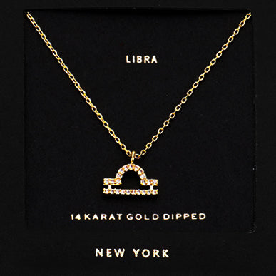 LIBRA CZ Star Necklace