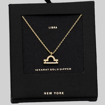 LIBRA CZ Star Necklace