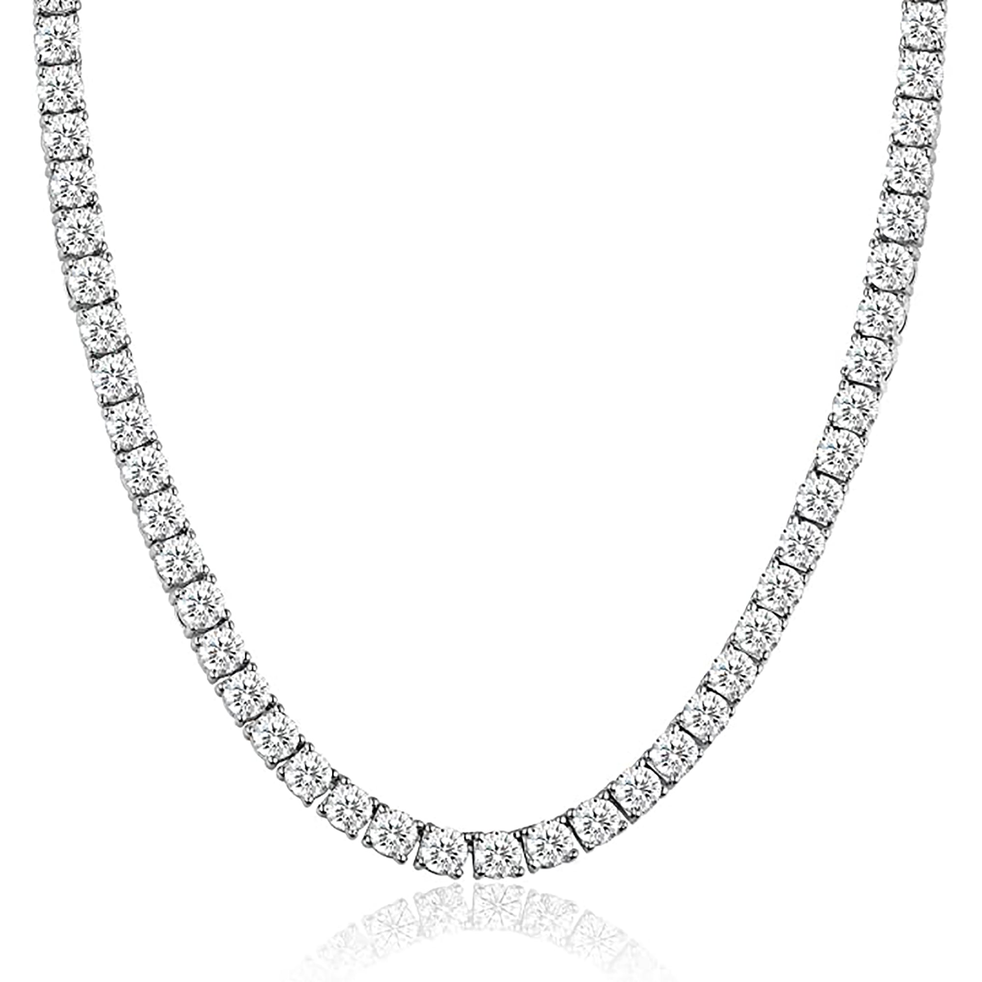 6 mm (18/20/22/30 inches) CZ Tennis Necklace