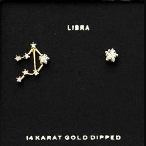 LEBRA CZ Star Earrings