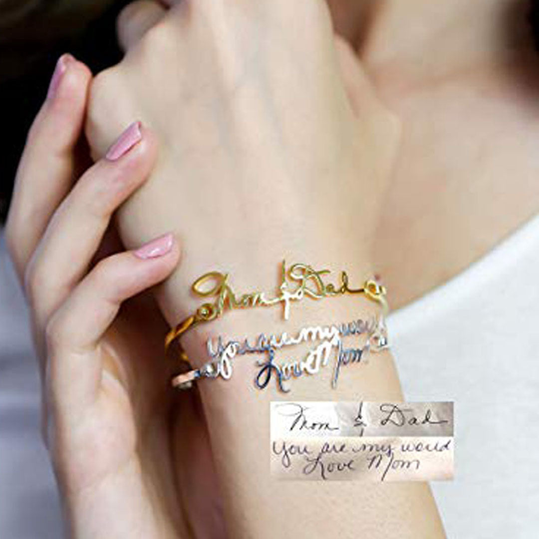 (Personalized) Handwriting Bracelet