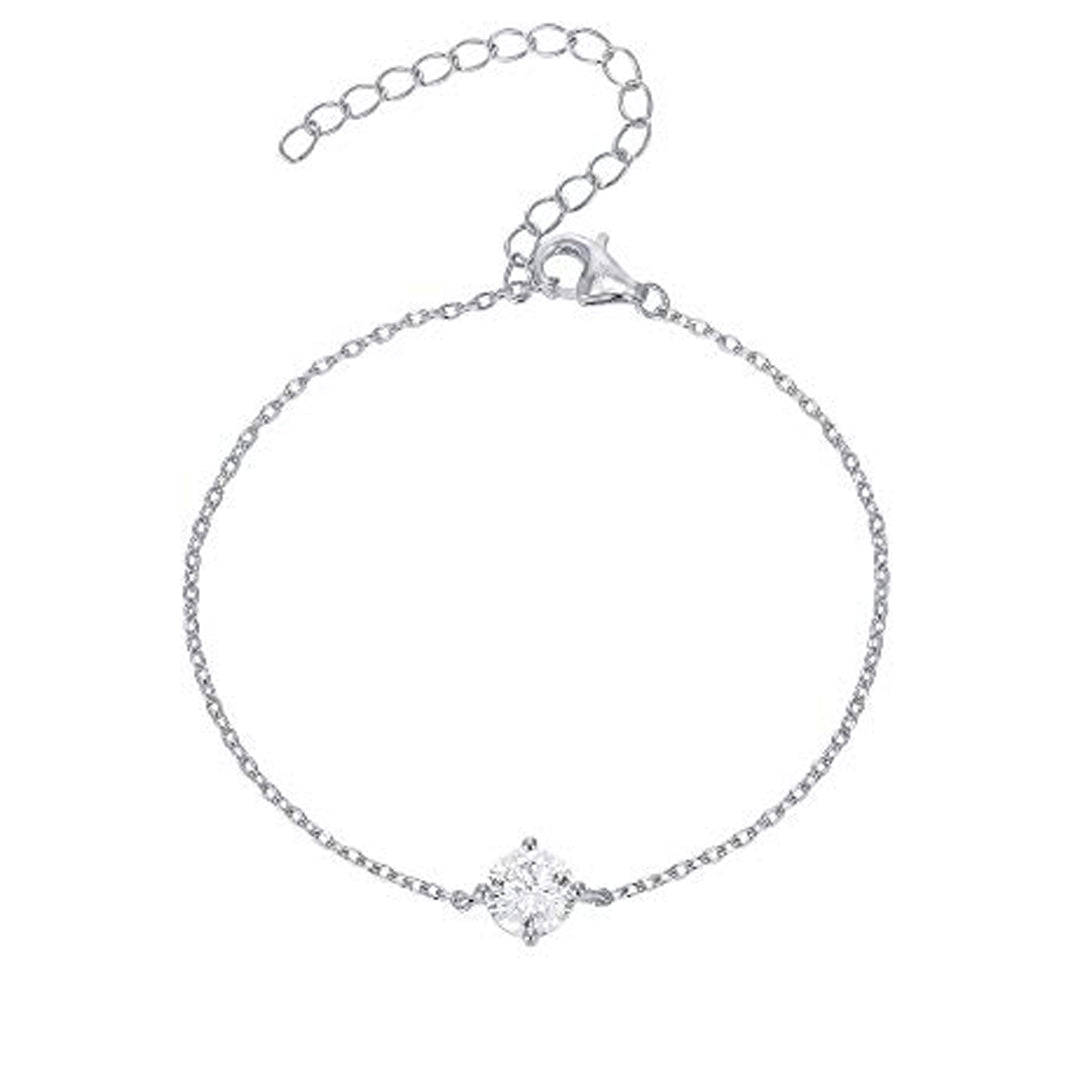 Simple Round CZ Bracelet