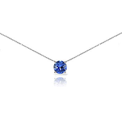 (6mm) Sterling Silver Birthstone Choker Necklace