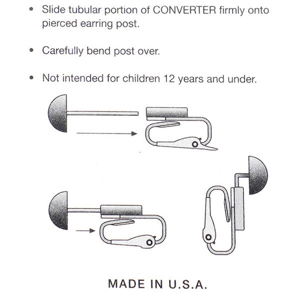 AnChus DIY Earring Converters (Made in USA)