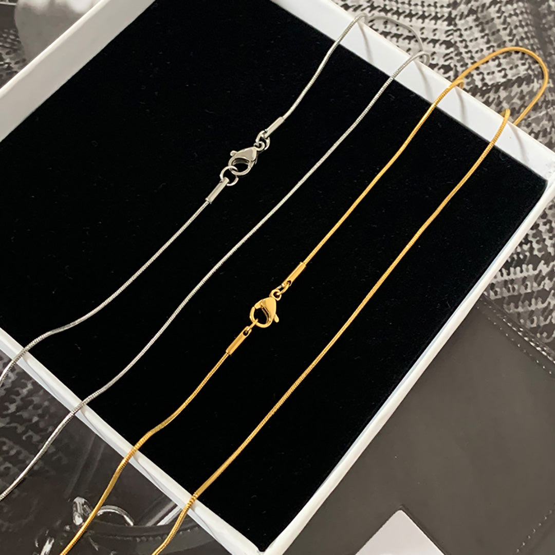 18K Gold Dipped Choker Necklace