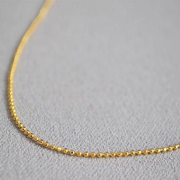 18K Gold Plated Metal Chain Necklace gift holiday season birthday valentine anniversary wedding Choker Collar