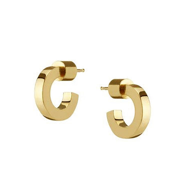 18K Gold Plated Hoop Earrings Gift wedding influencer styling KOL / Youtuber / Celebrity / Fashion Icon