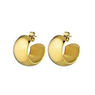 18K Gold Plated Hoop Earrings