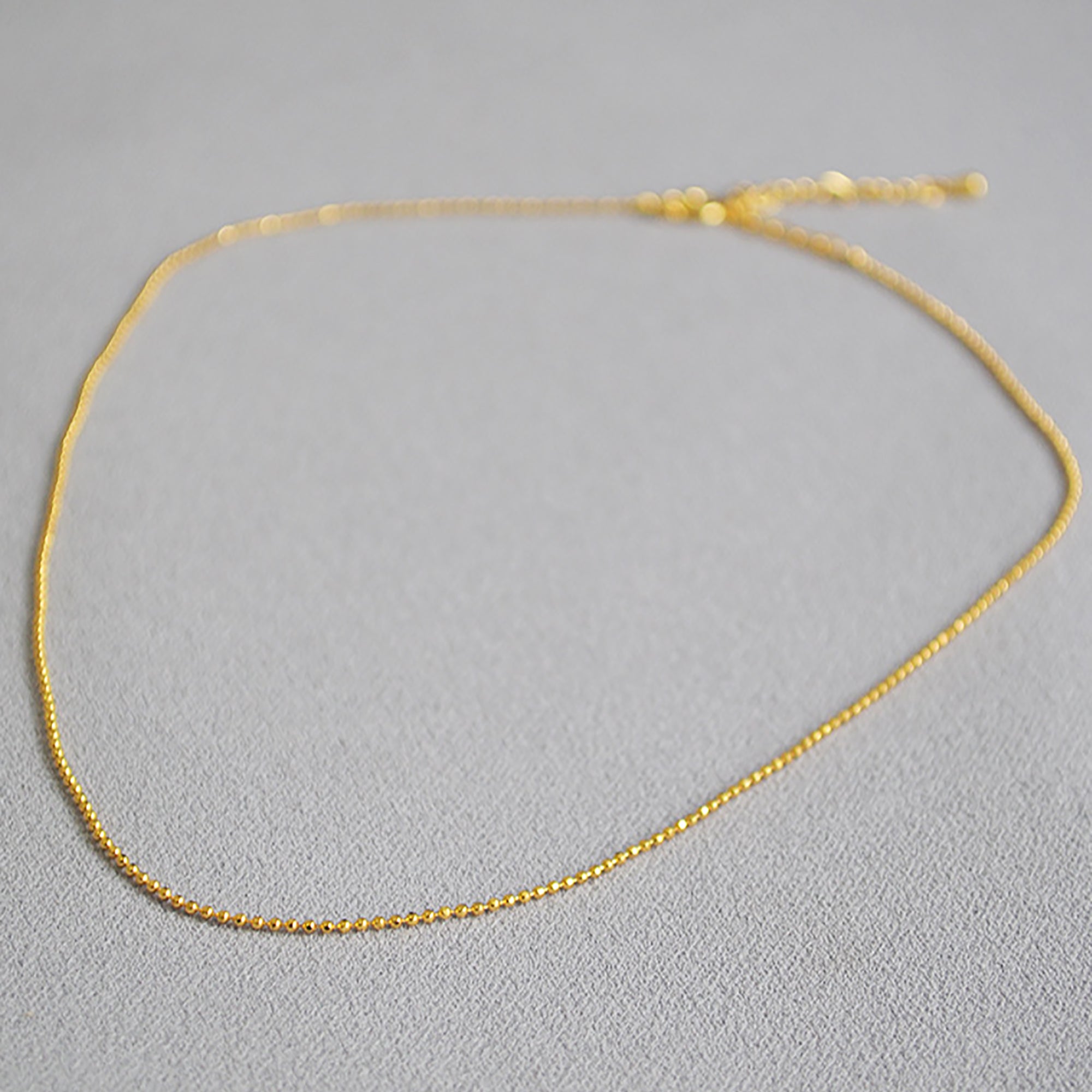 18K Gold Plated Metal Chain Necklace gift holiday season birthday valentine anniversary wedding Choker Collar