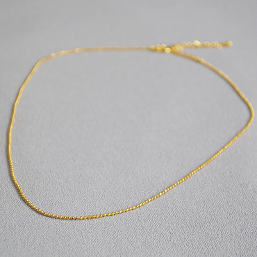 18K Gold Plated Metal Chain Necklace gift holiday season birthday valentine anniversary wedding Choker Collar