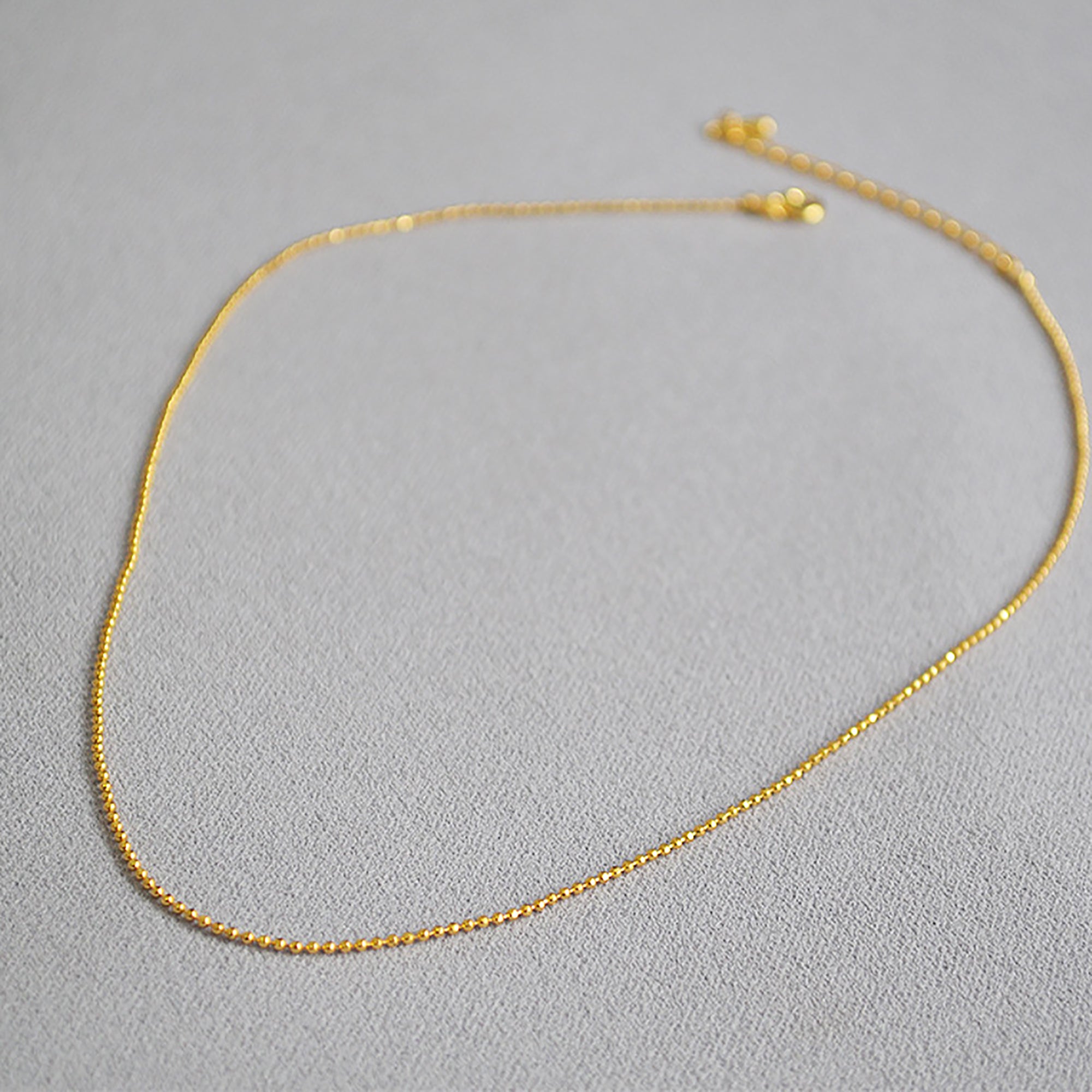 18K Gold Plated Metal Chain Necklace gift holiday season birthday valentine anniversary wedding Choker Collar