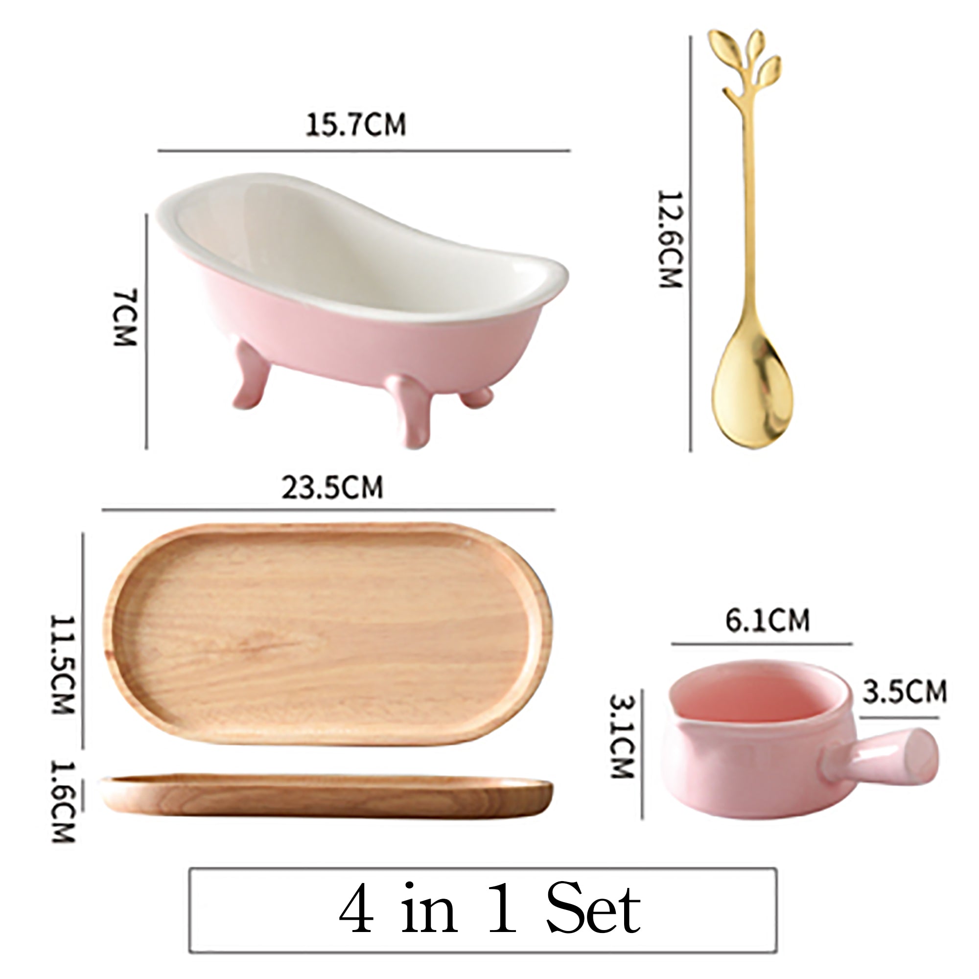 HOME BAR Mini Bathtub Ice Cream Dessert Bowls Specialty Restaurant Dessert Bowl Cup Candy Snacks Container Tub