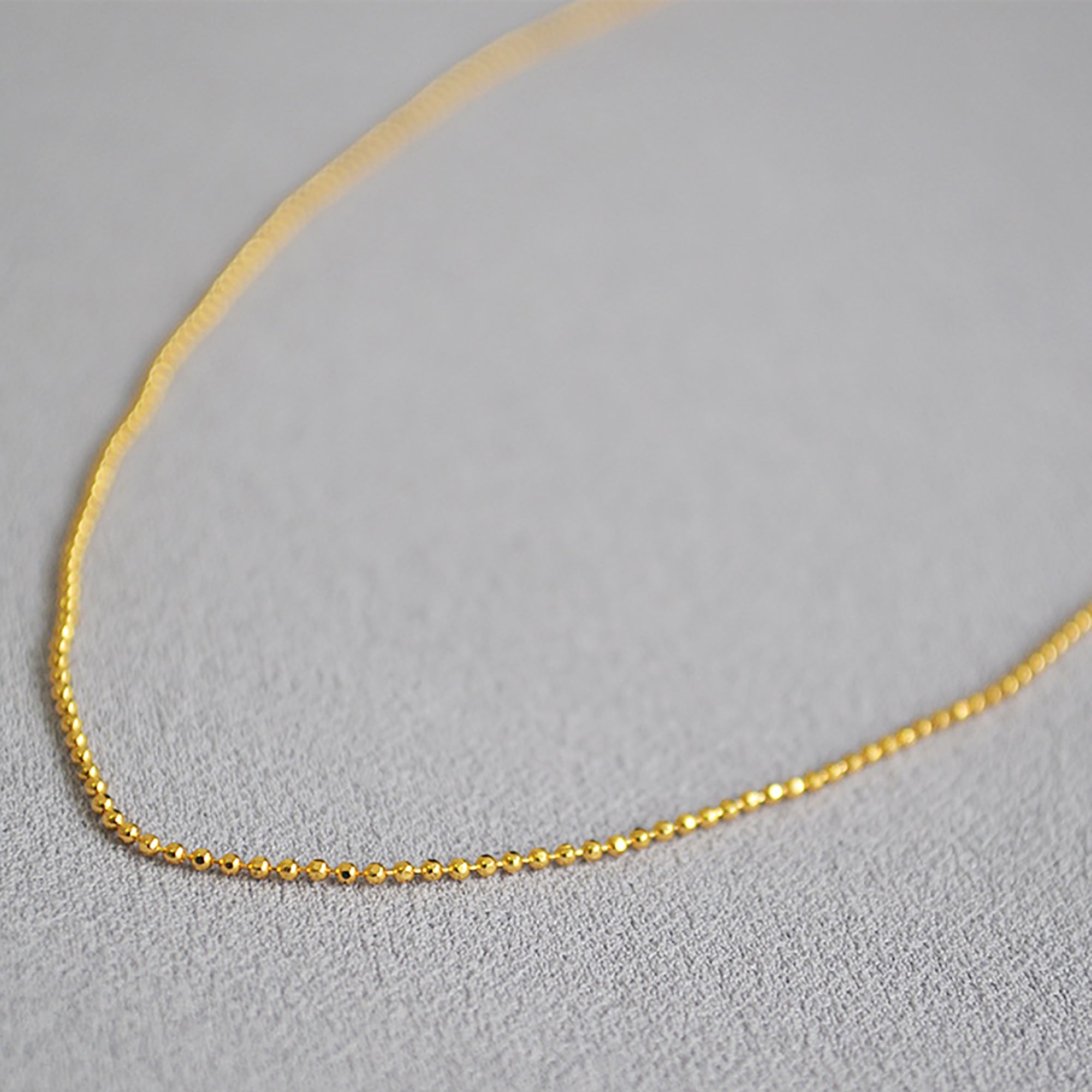 18K Gold Plated Metal Chain Necklace gift holiday season birthday valentine anniversary wedding Choker Collar