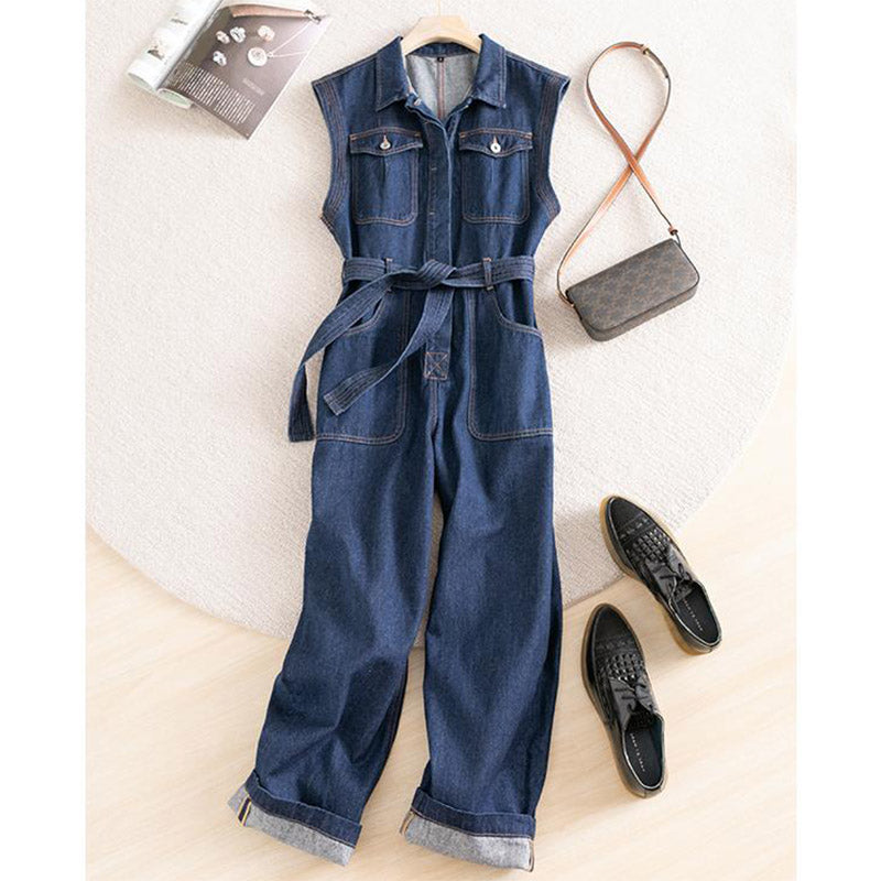 AnySeason Denim Jumpsuit