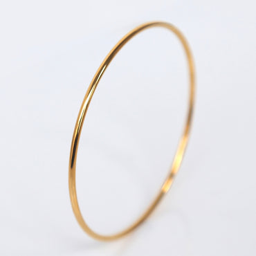 2 in 1 18K Gold Plated Simple Bangle Bracelet Valentine Day Gift Mother's Day