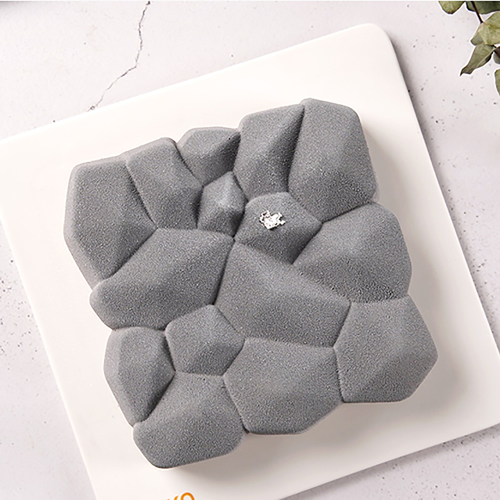 3D Silicone Mousse Cake Mold Square Twill Square Hill 3D Cupcake Jelly Cookie Muffin Soap Maker DIY Baking Tools Snow Candle Silicone Mold-Iceberg Resin Mountain Peak Decoration