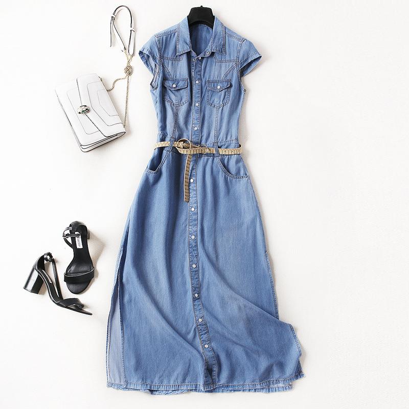 Denim Maxi Dress