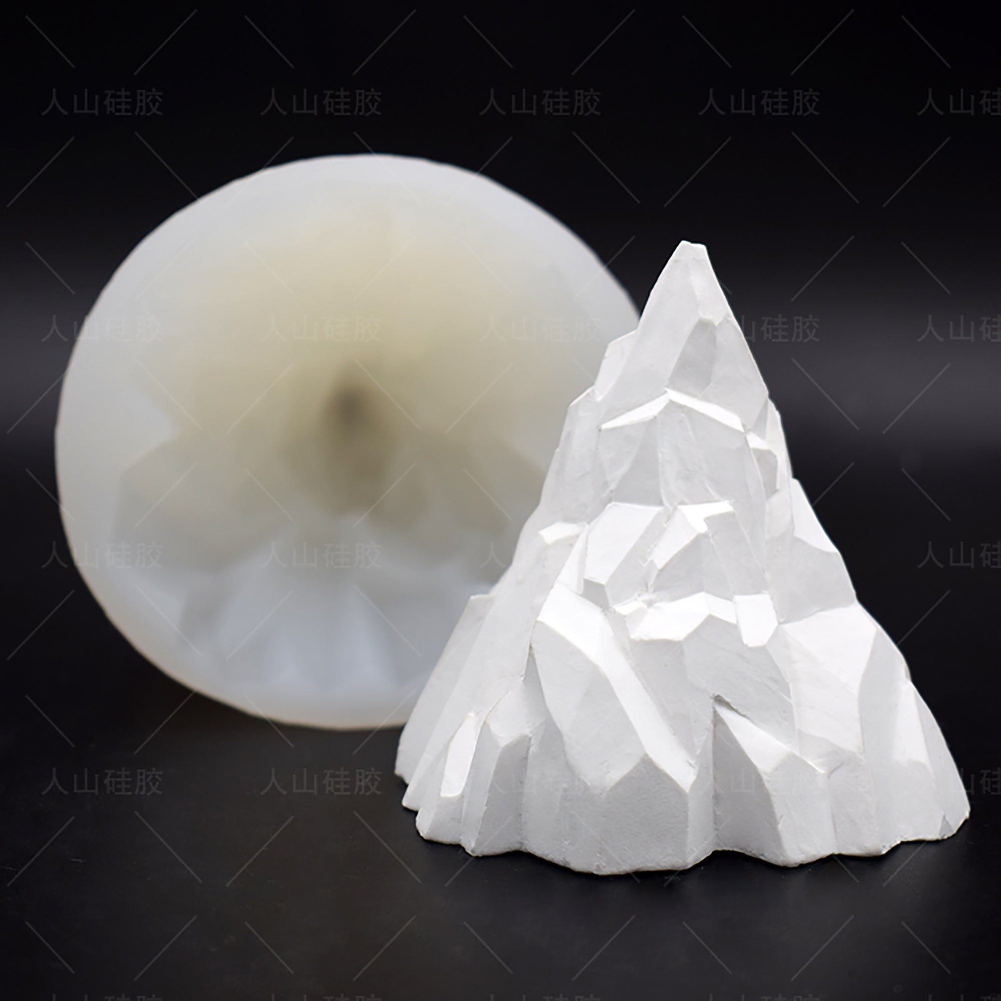 3D Snow Mountain Candle Silicone Mold-Iceberg Peak Resin Mold-Volcano Candle Mold-Mountain Peak Candle Mold-DIY Mousse Cake Decoration Mold