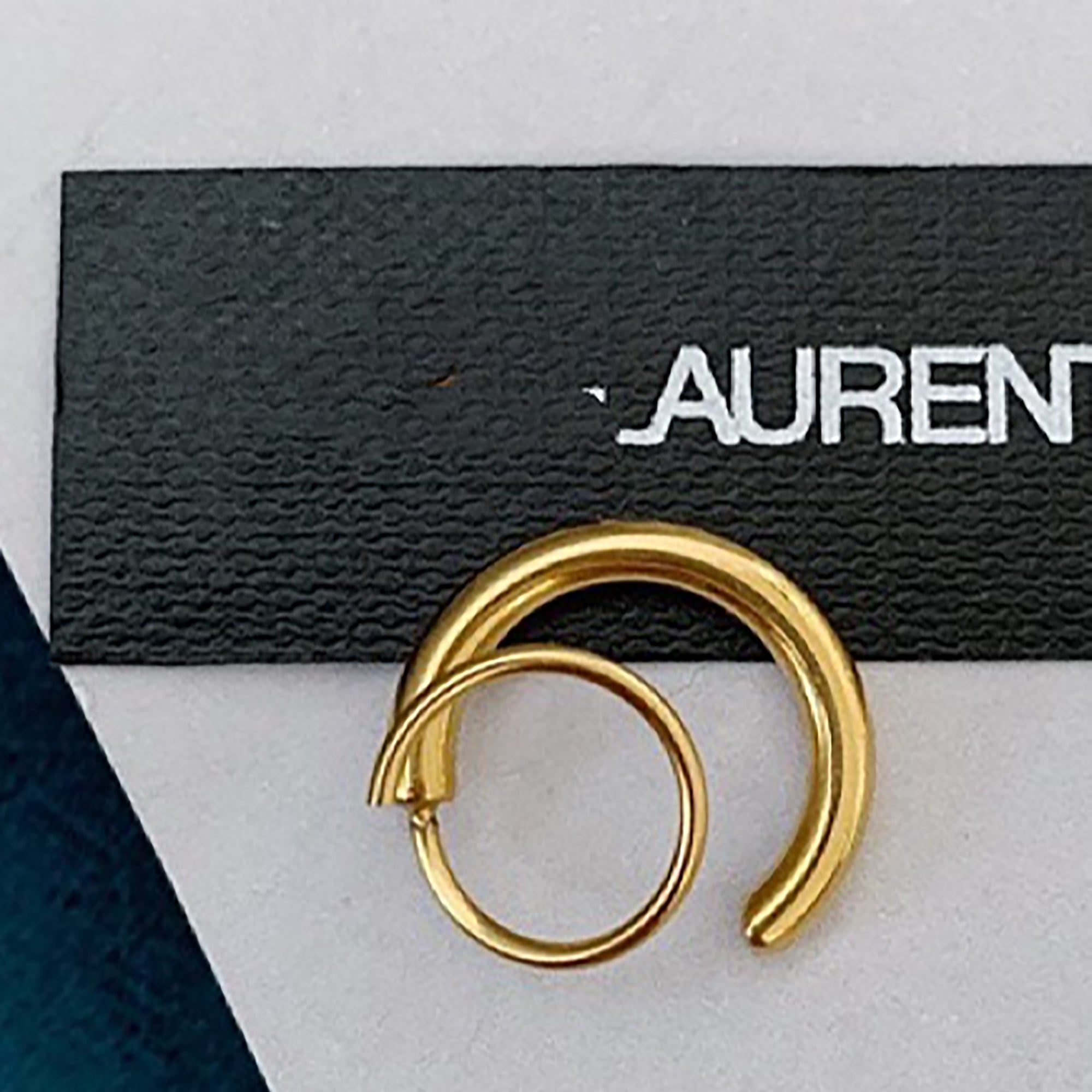 Gold Plated Layered Hoop Earrings Gift wedding influencer styling KOL / Youtuber / Celebrity / Fashion Icon