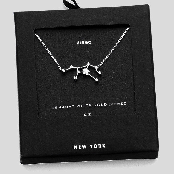 VIRGO CZ Star Necklace