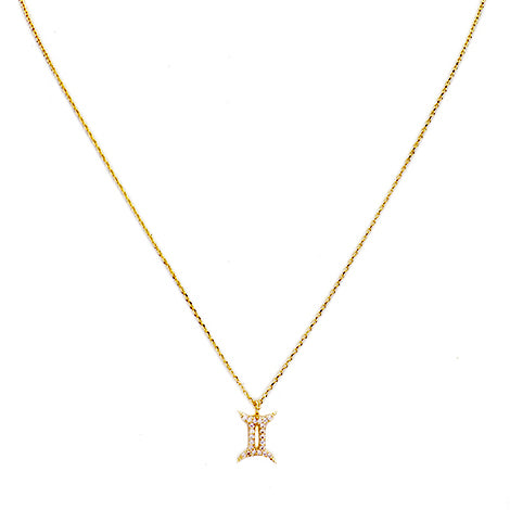 GEMINI CZ Star Necklace