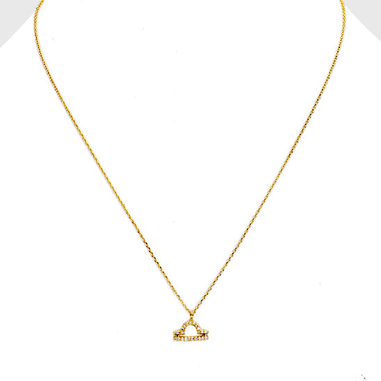 LIBRA CZ Star Necklace