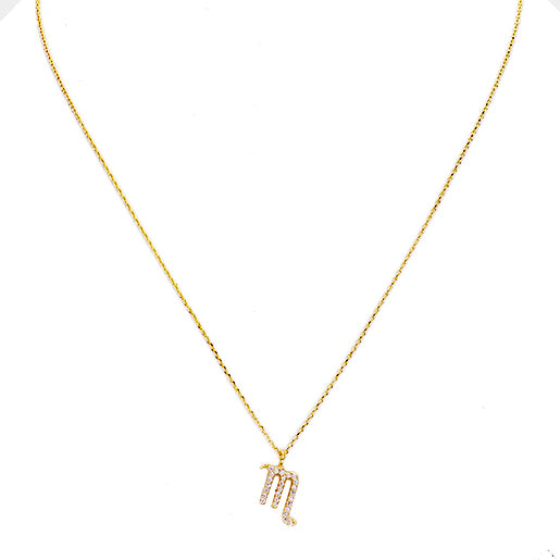 SCORPIO CZ Star Necklace