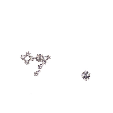 PICSES CZ Star Earrings