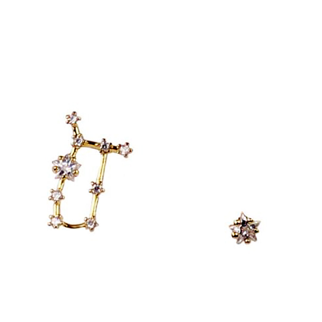 GEMINI CZ Star Earrings