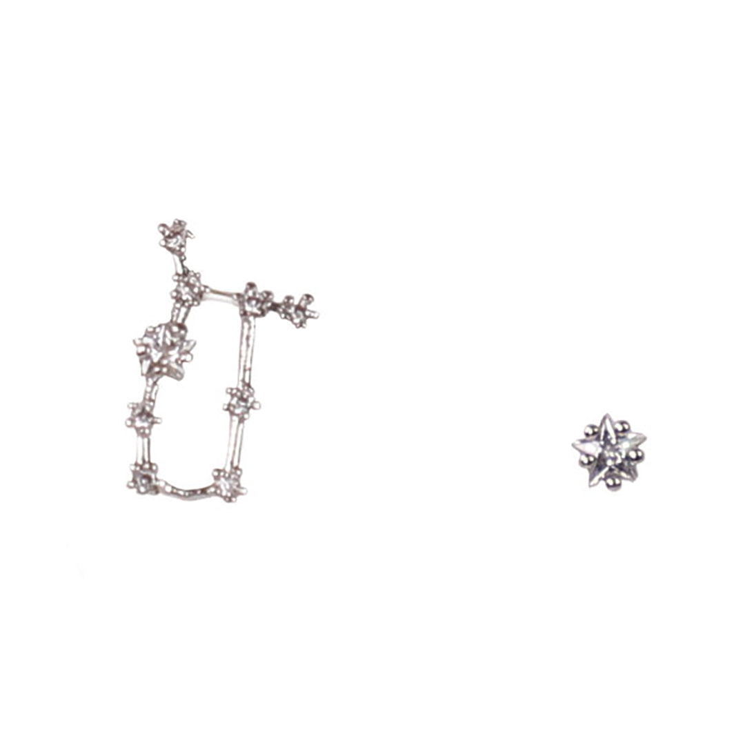 GEMINI CZ Star Earrings