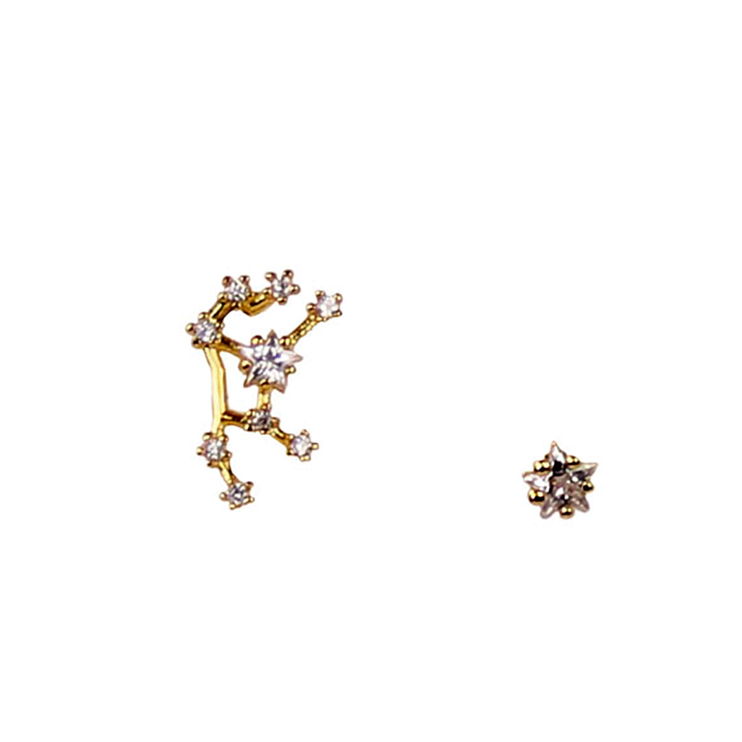 VIRGO CZ Star Earrings