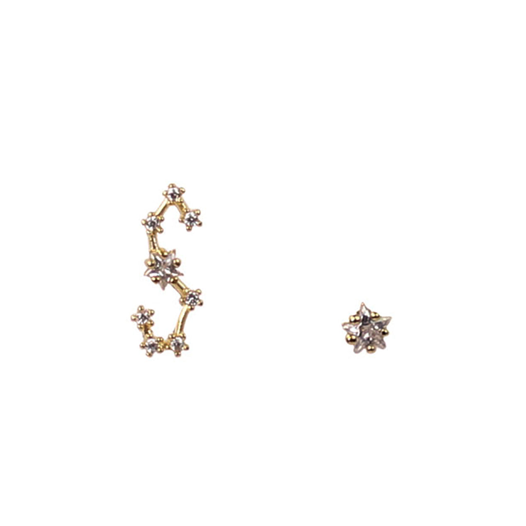 SCORPIO CZ Star Earrings