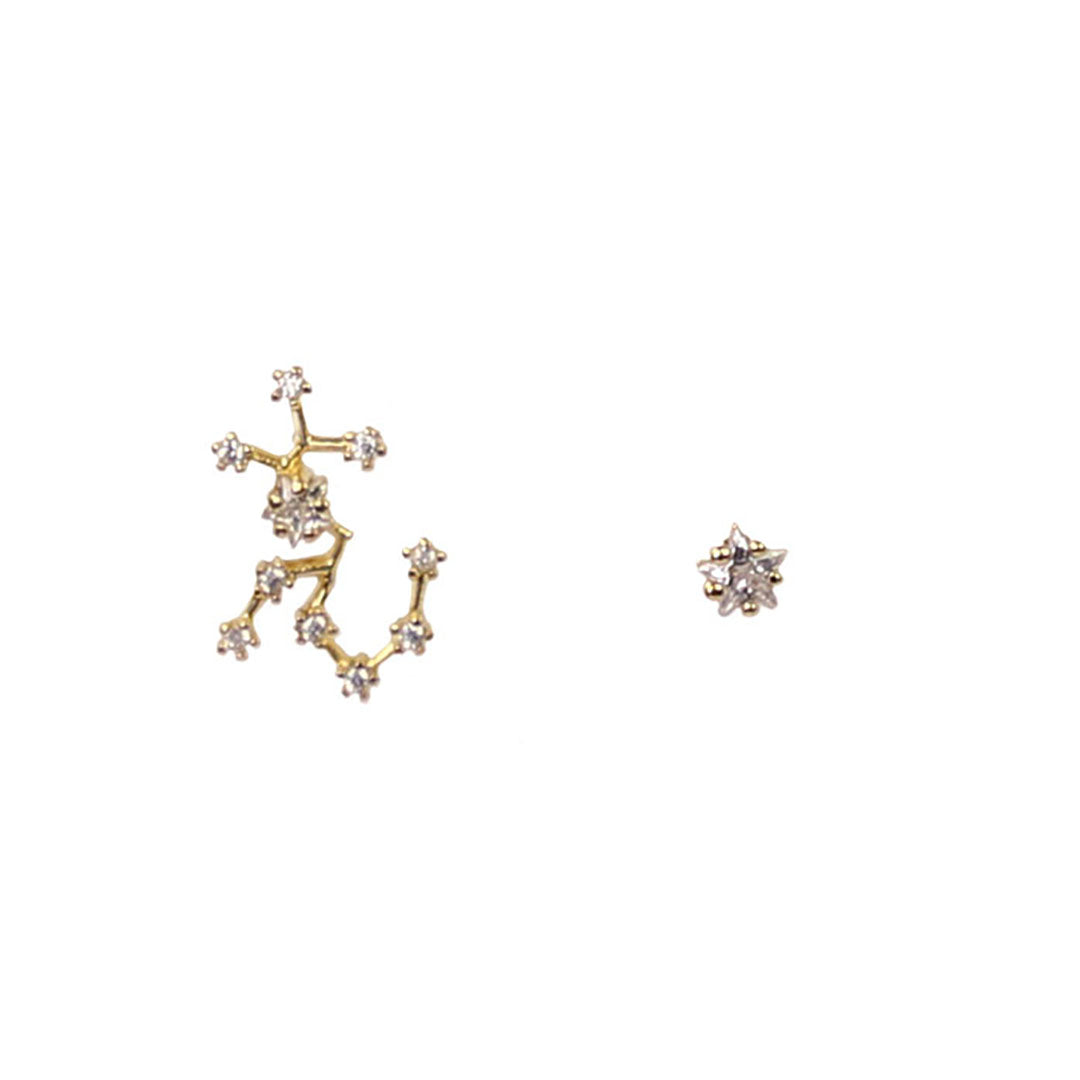 SAGITTARIUS CZ Star Earrings