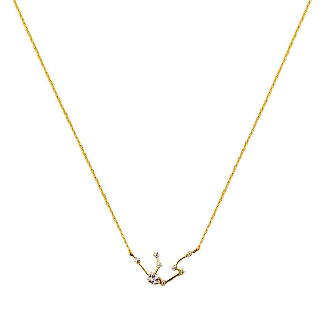 AQUARIUS CZ Star Necklace