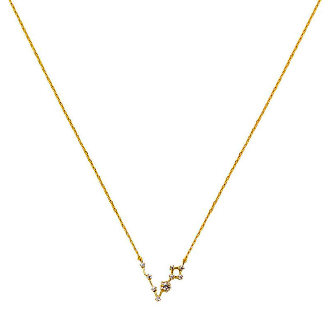 PISCES CZ Star Necklace