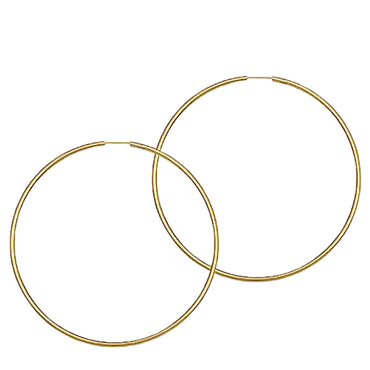 Minimal 2.25" Hoop Earrings