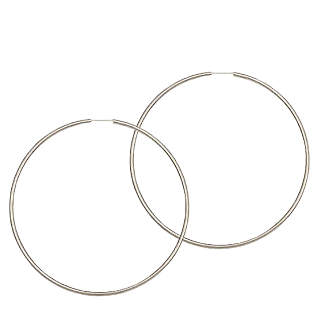 Minimal 2.25" Hoop Earrings