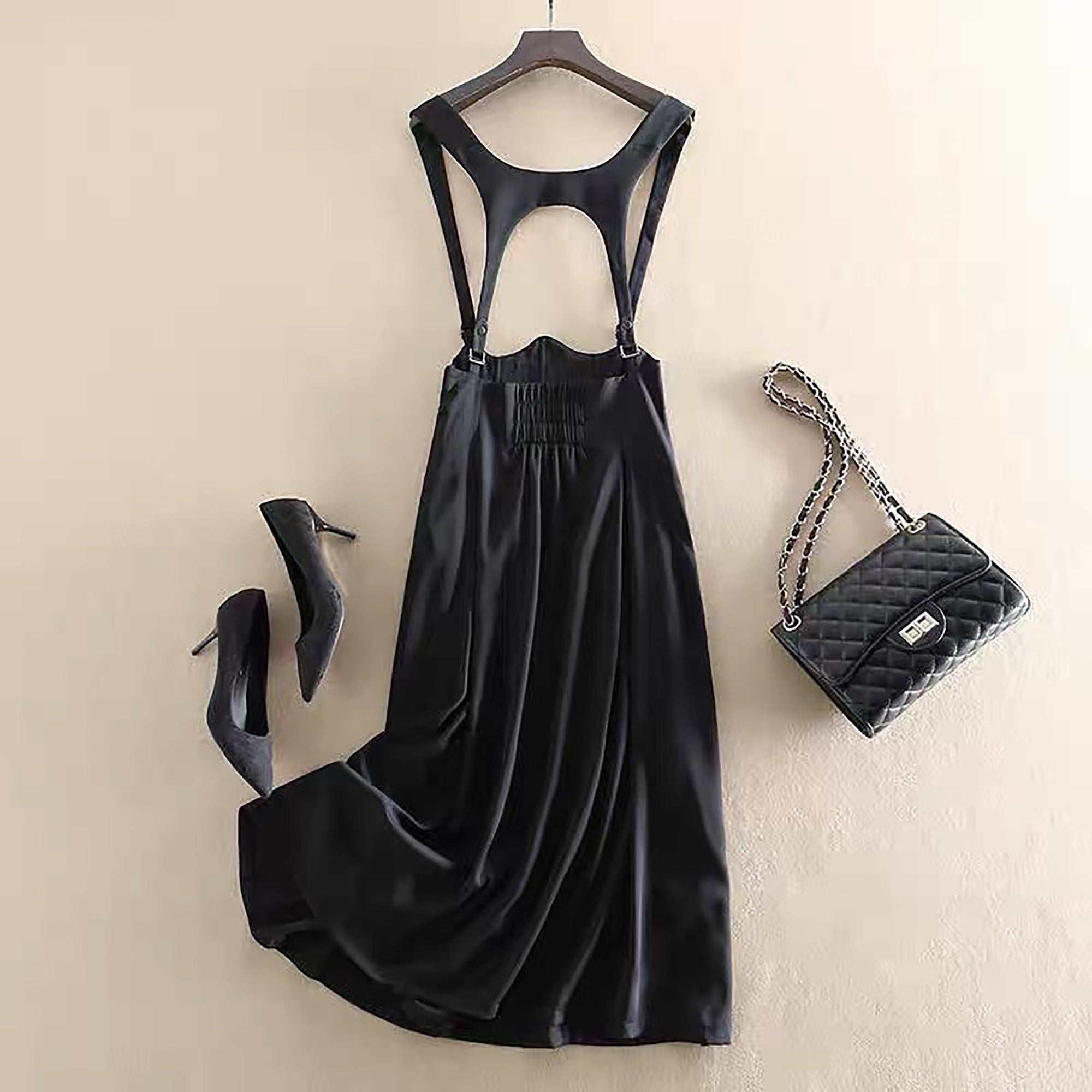 Suspender Maxi Dress