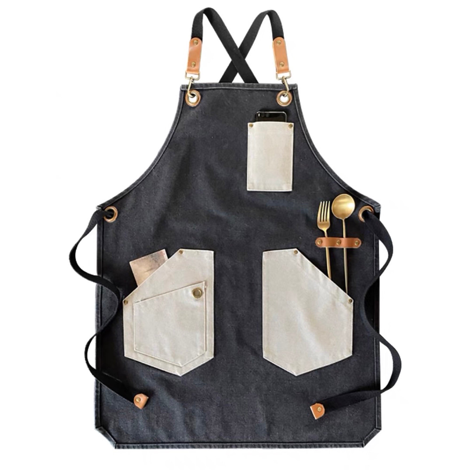 Unisex 2 Tone (4 Colors) Uniform Apron