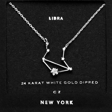 LIBRA CZ Star Necklace