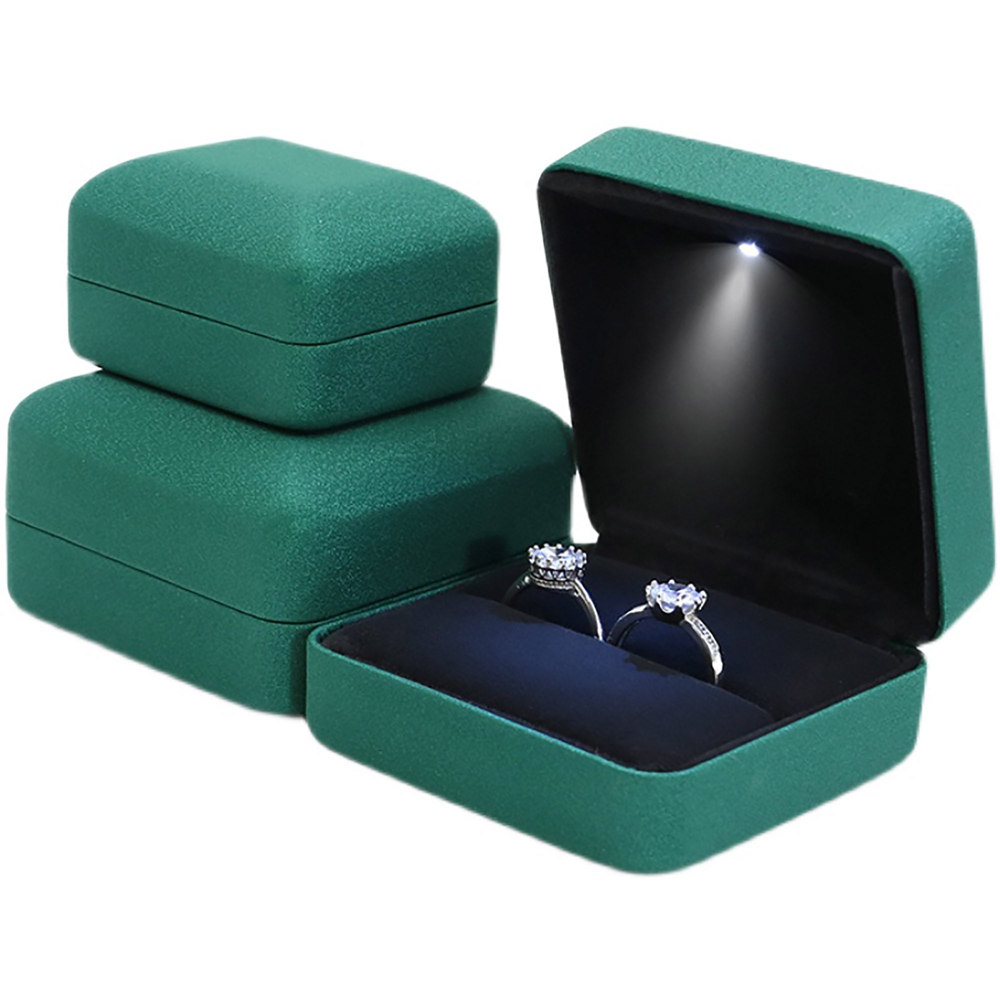 Green Jewelry Box / Gift Box Vintage Gift Home Deco Decoration Design