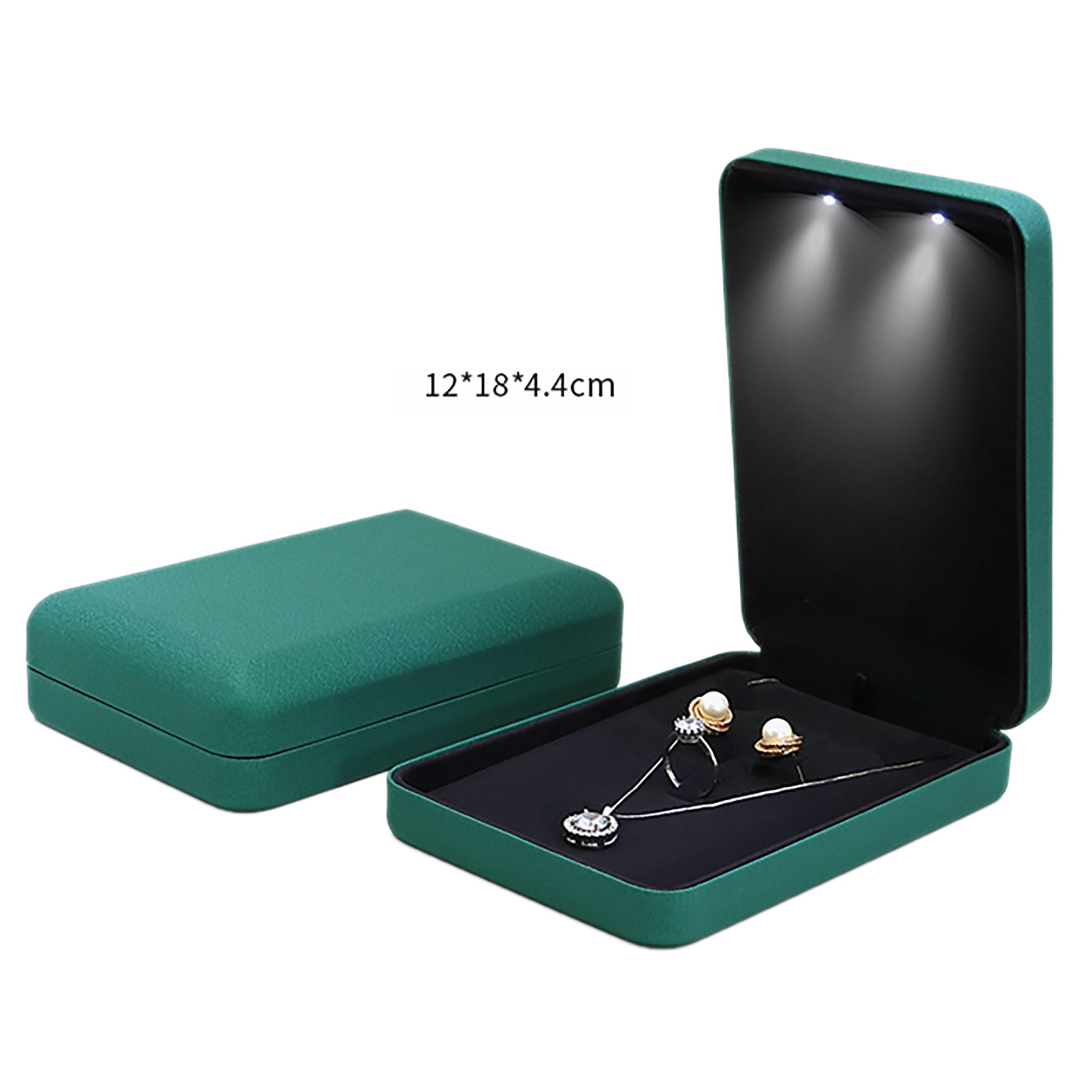 Green Jewelry Box / Gift Box Vintage Gift Home Deco Decoration Design