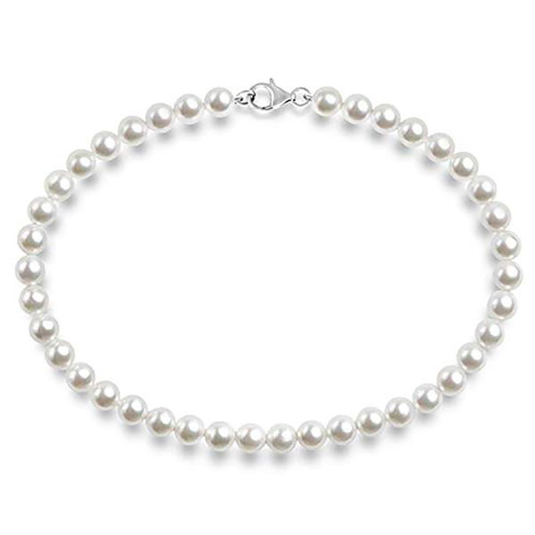 Vintage Pearl Chain Necklace (6mm / 8mm  / 10mm / 12mm)