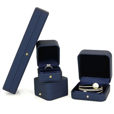 Navy Jewelry Box / Gift Box Vintage Gift Home Deco Decoration Design