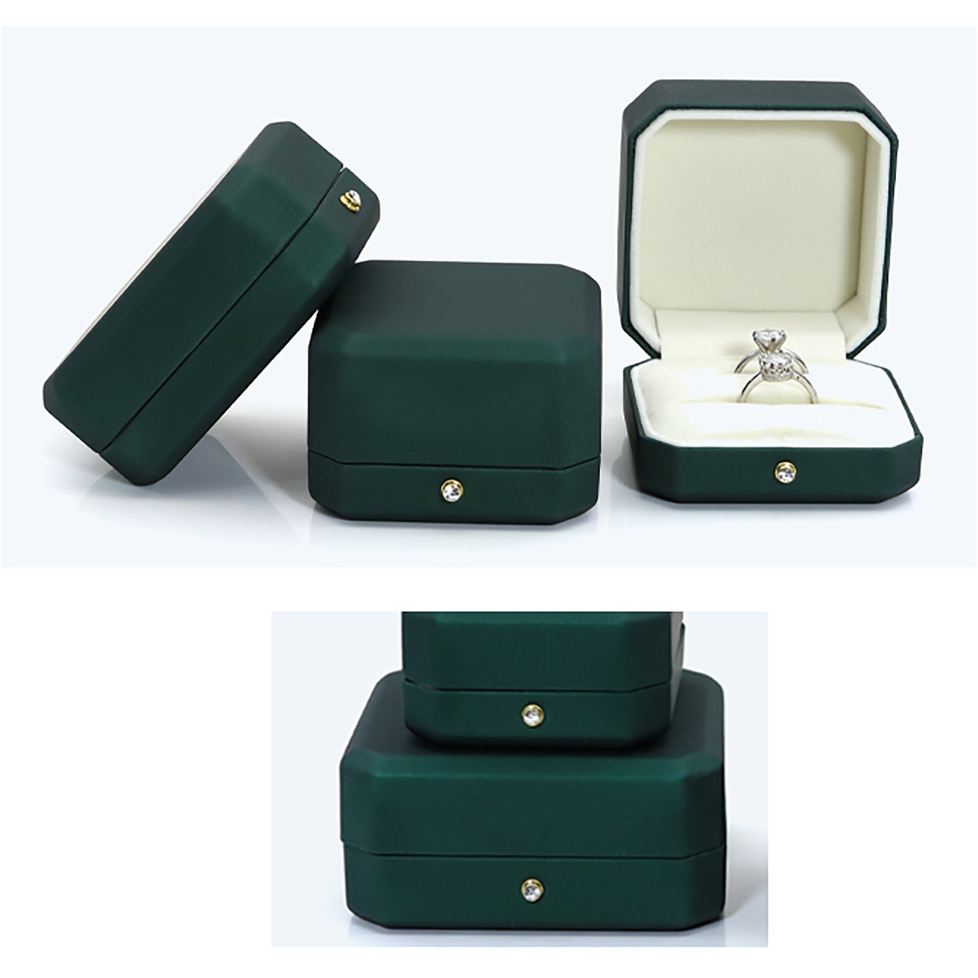 Green Jewelry Box / Gift Box Vintage Gift Home Deco Decoration Design